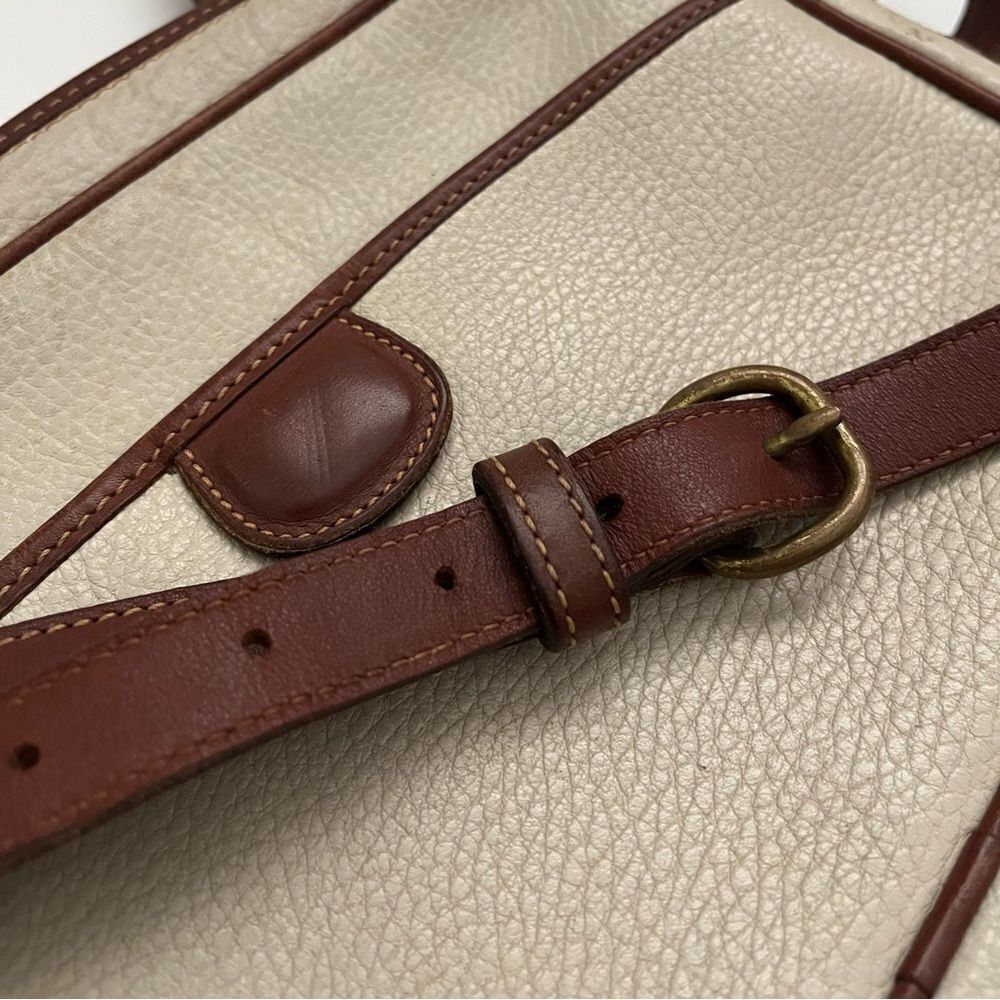 Coach Sheridan Collection Crossbody Ivory Pebbled Leather Bag Rare Vintage USA - Picture 7 of 12